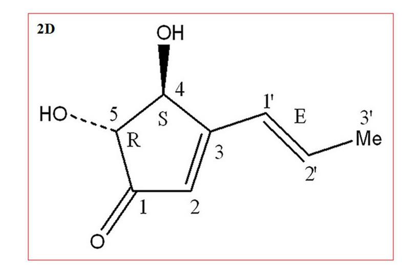 c. Bioactive molecule
: The structure of the bioactive molecule identified by Goutam et al.
