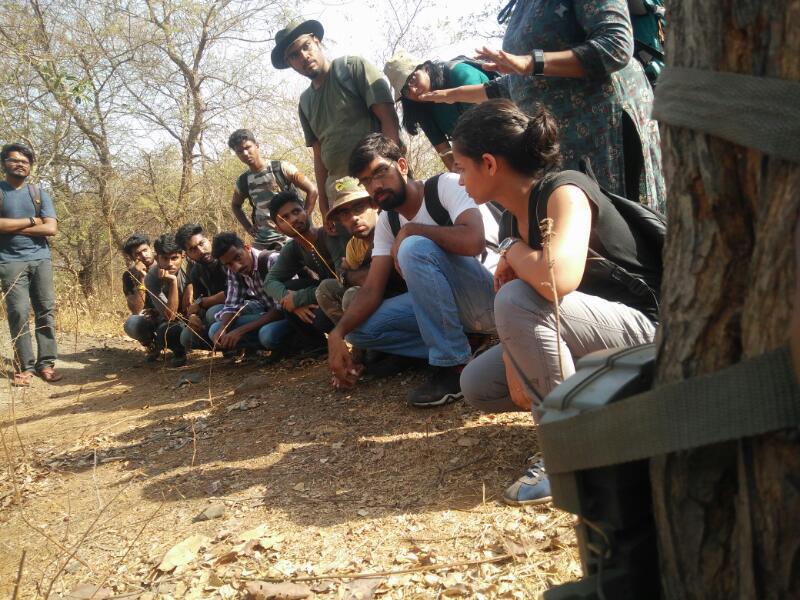 Training sessions for volunteers at Sanjay Gandhi National Park.
